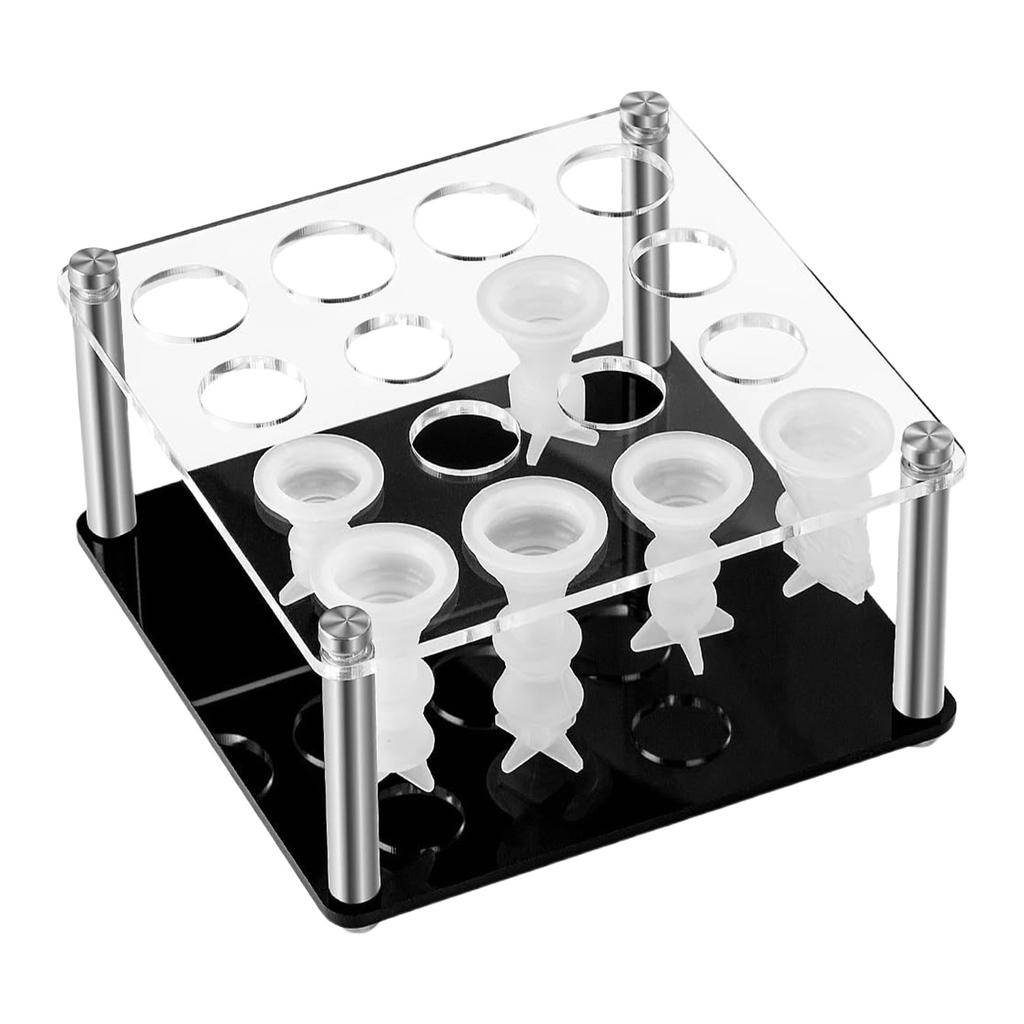 Multipurpose Chess Pieces Storage Holder Acrylic Display Stand for Silicone Chess Molds Practical Game Kit Accessories