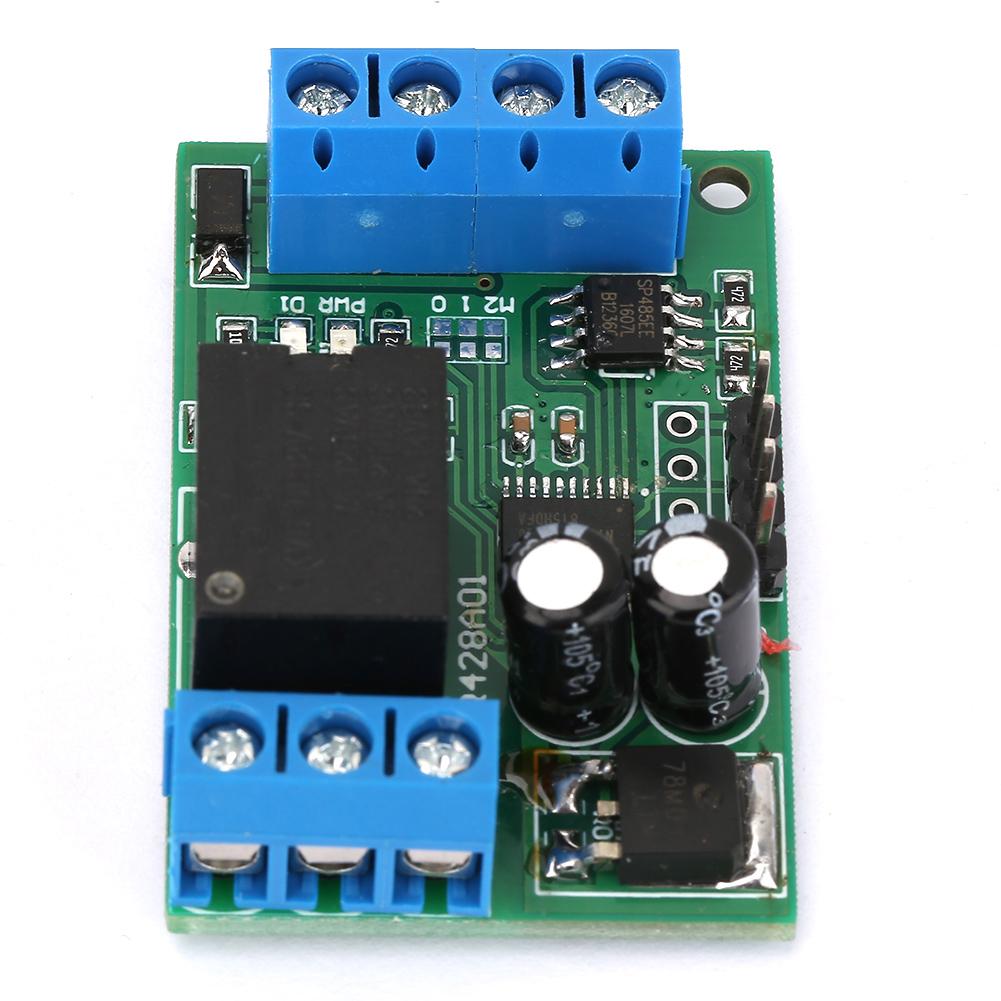 Modul releu multifuncțional cu port serial RS485 MODBUS RTU de 12V cu 1 canal, controler PLC