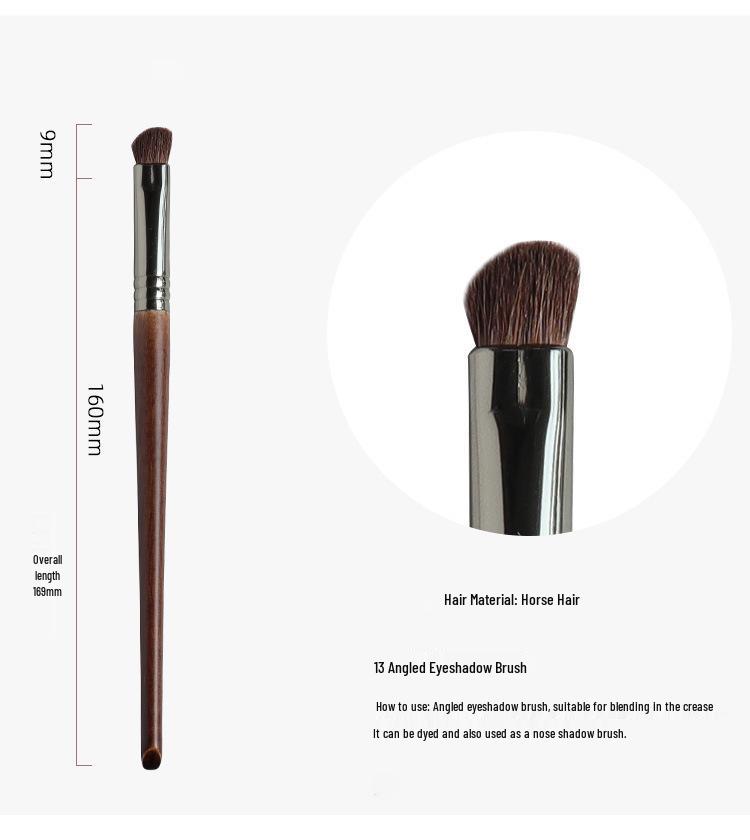 Wool Highlighting Makeup Brush Set - 24 Pieces: Includes MUF Series Concealer & Loose Powder Brushes