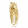 Heavy Industry Bead Tassel Shoulder Dress Long Tassel Bead Embroidery Chain Shoulder Badge Beaded Chain Epaulettes