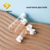Round Bottom Sample Bulb Bottle - 2ml & 3/5ml for Essence, Makeup Remover, or Essential Oils