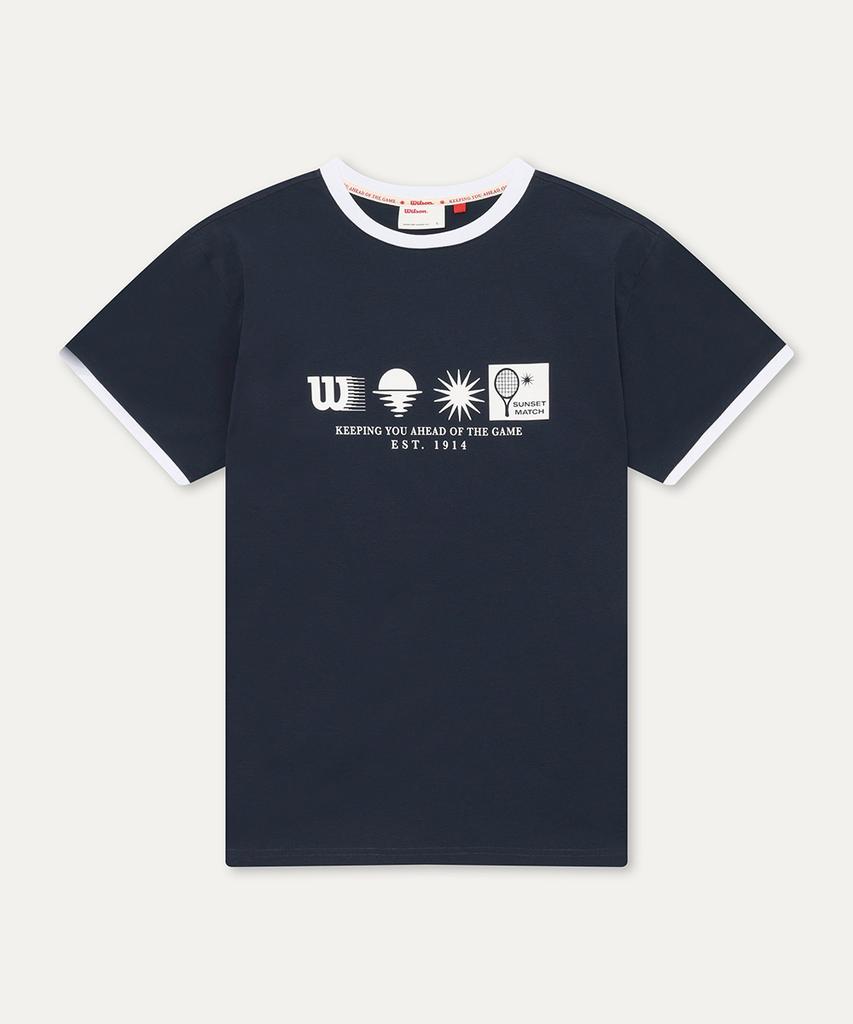 Wilseun Sunset Match Summer Lash Ringer T-Shirt (2 Colors)