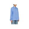 Polo Ralph Lauren Solid Color Long Sleeve Loose Shirt Women shirts Blue 211968221-004