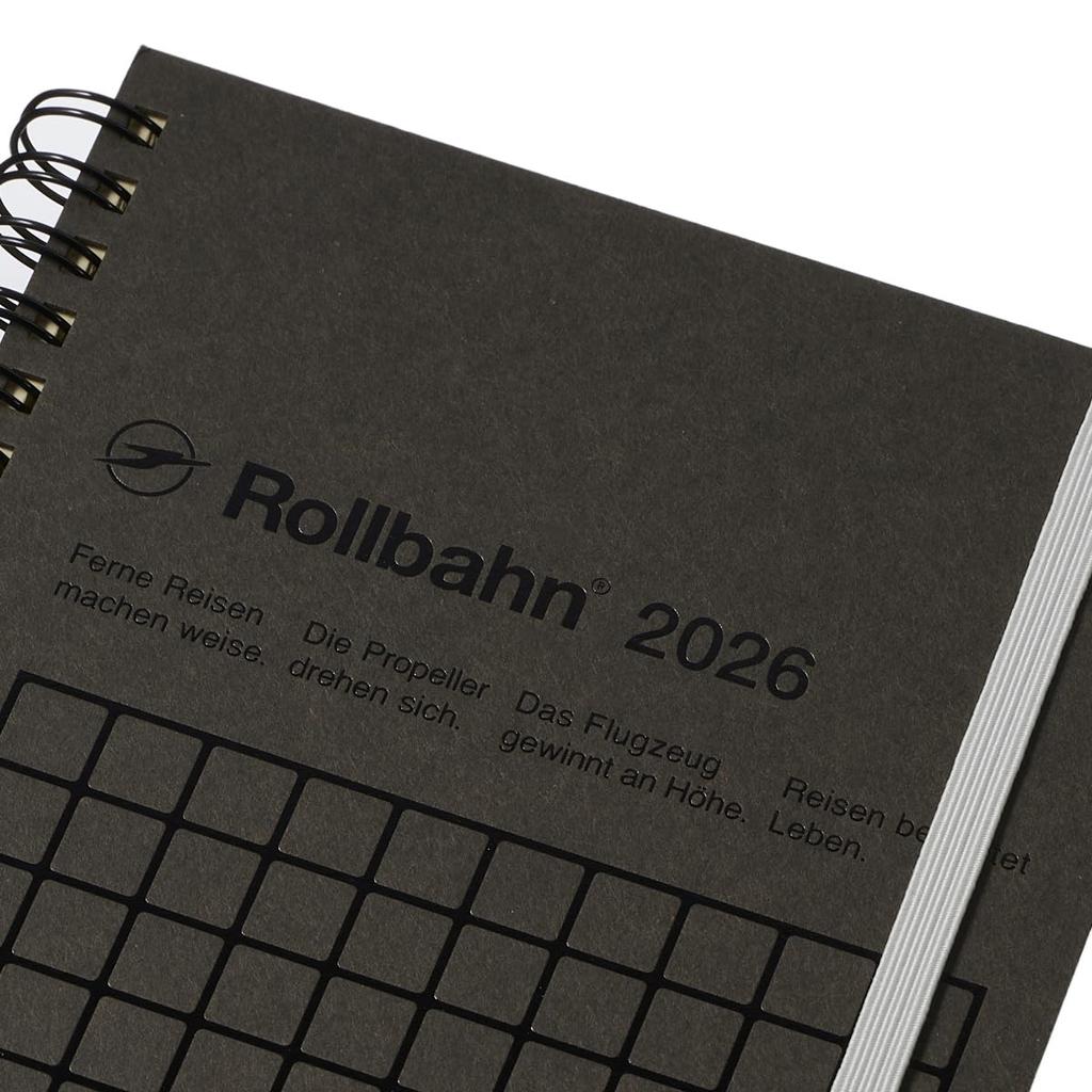 [Delfonics Planner 2026 Edition / Starting October 2025] Rollbahn Mono L Monthly Planner (Black)