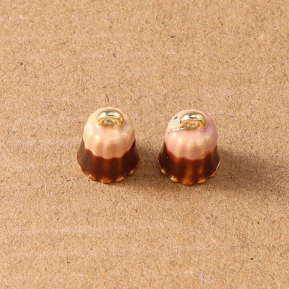 5pcs Cute Cofffee Cup Charms Cake Chocolate Doughnut Pendants for Making Earrings Necklace DIY Jewelry Accessories Supplies