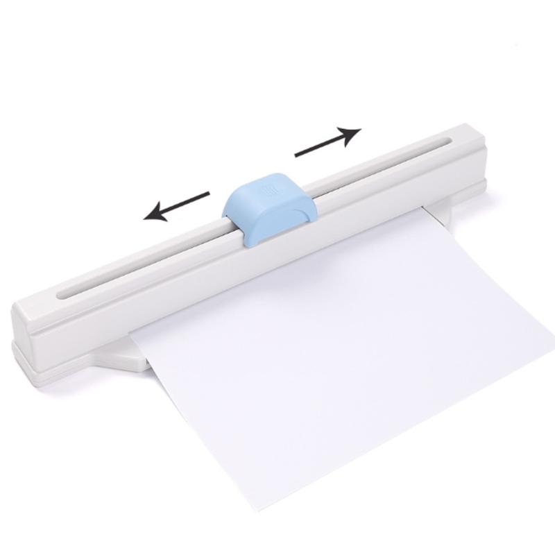 30 Holes Punchersliding Light Duty Paper Punch Portable Hand Hold Large Capacity 5 Sheets Round Hole Punch Paper Punch