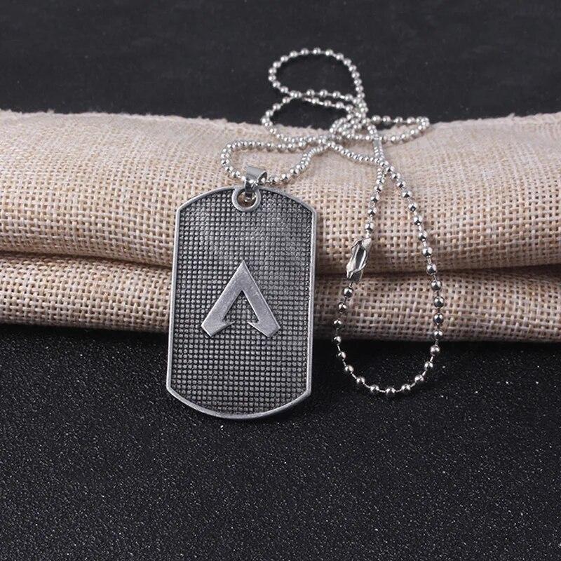 Game Apex Legends Dog Tag Necklace Pendants For Women Men Antique Metal Necklace Jewelry Accessories