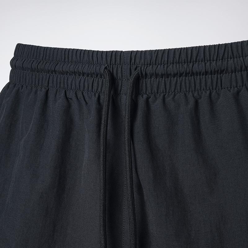 Reebok Printed Letter Straight Casual Shorts Unisex Bottoms Black HR6233