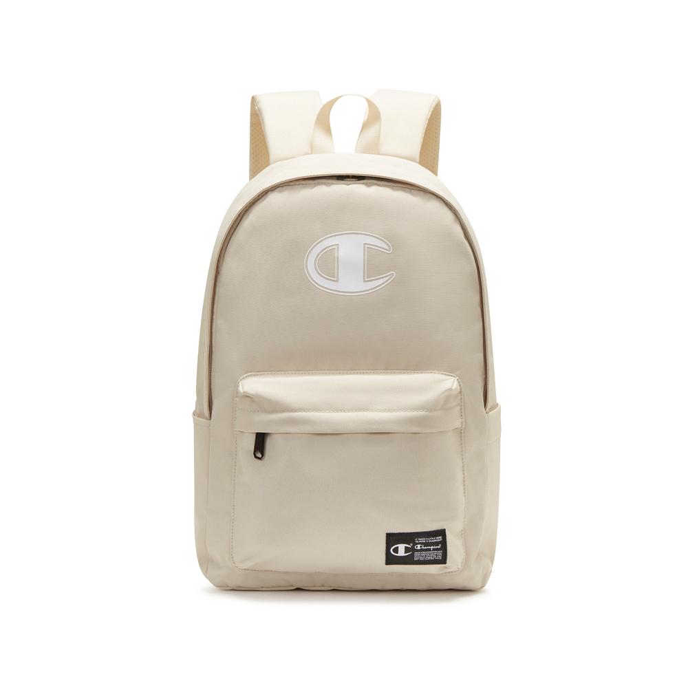 Champion Ss26 Classic C Dayback Fashion Versatile Fabric Backpack Unisex Backpack Beige Black Purple U6AACPU82 Beige Apricot