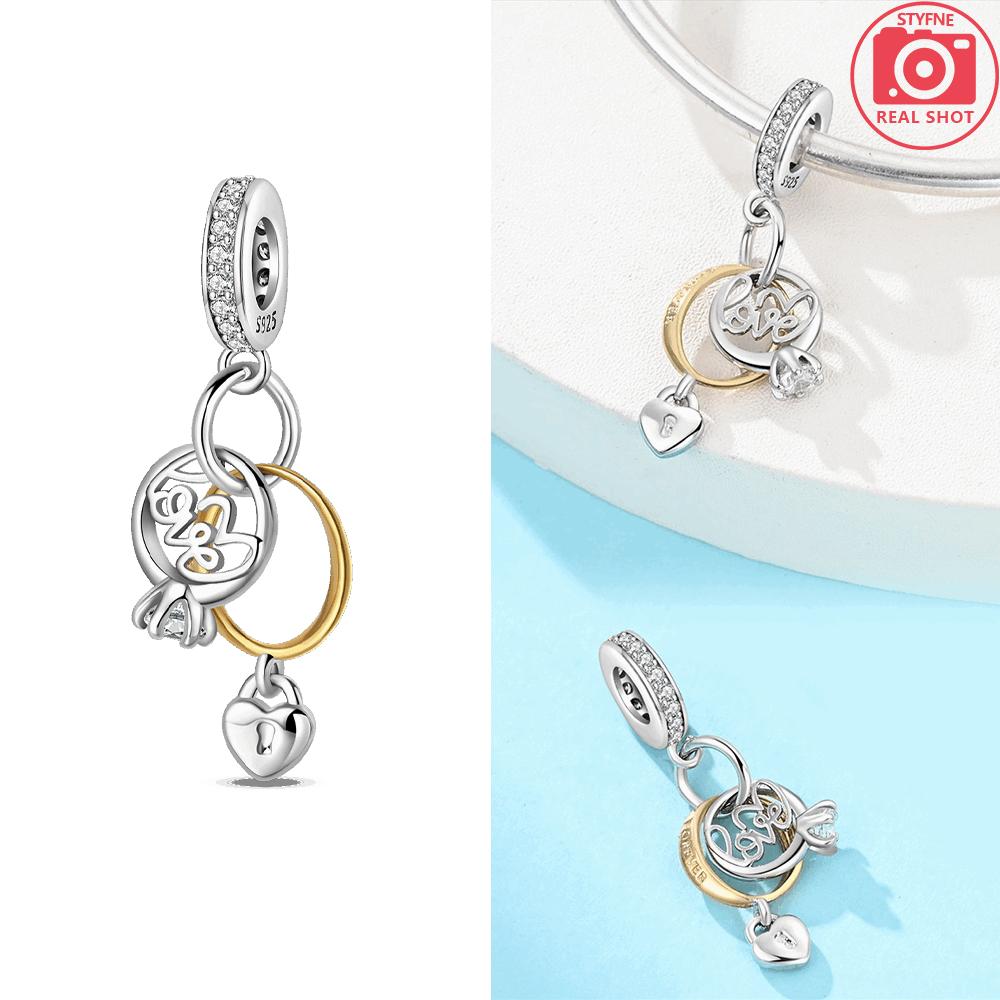Originalcopper Blue Pendant Doctor'S Cap Pink Schoolbag Bear Pendant Bead Fit Bracelet Women Jewelry Diy Accessory Gift