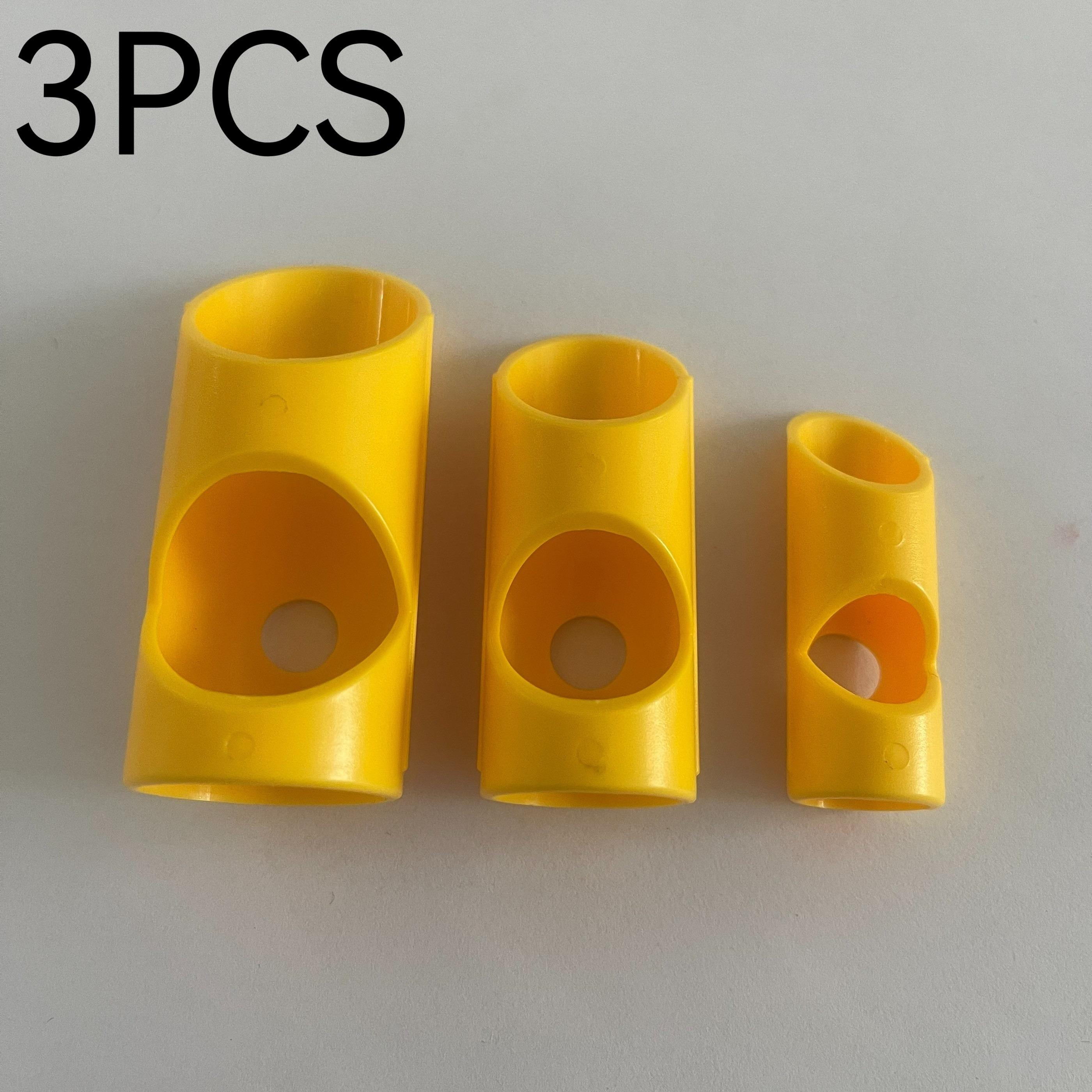 

3 шт. Инструмент для резки пенопластовых труб, направляющий инструмент для резки изоляции пенопластовых труб, зажим для изоляции для домов, промышленности и коммерческих помещений жёлтый