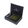 WildHorn Leather Wallet, Keychain & Pen Combo I Gift Hamper for Men (Moss Green)
