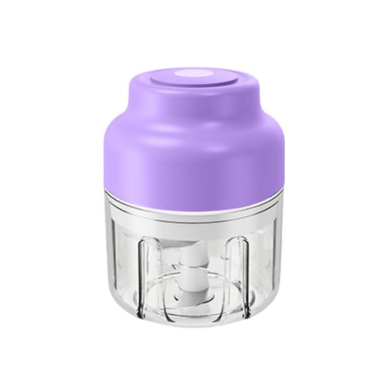 Electric Garlic Masher Mini Portable Veggie Chopper USB Charging Wireless Food Processor Meat Slicer Egg Beater