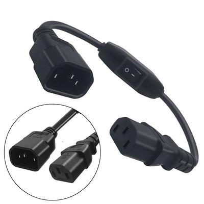 For Electric Kettles IEC Power Cable Extension Power Cable Home Office Use Leak-Proof Design Oxygen-Free Copper
