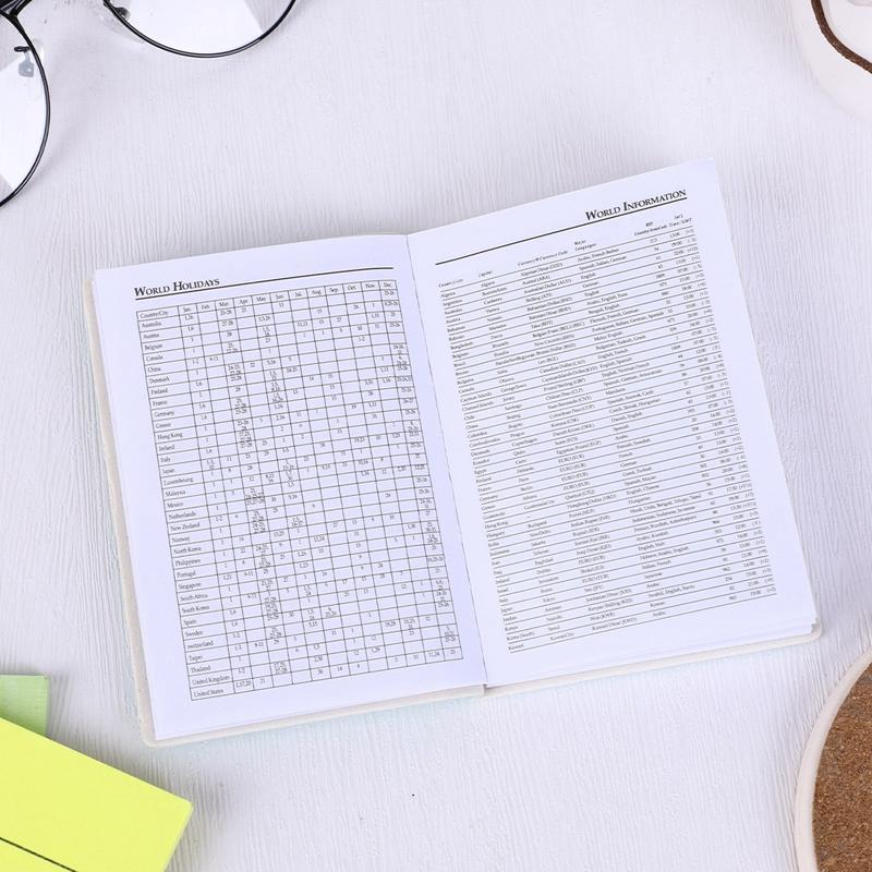 A7 Notebook Notepad Daily Weekly Agenda Planner Notebooks Stationery Office School Supplies