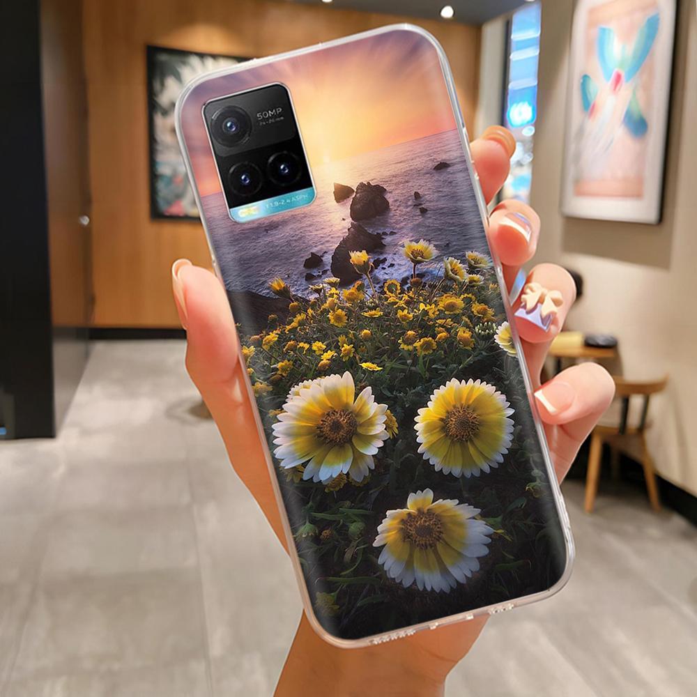 For Vivo Y21 2021 Y33S Phone Cover High Quality Silicone Case Funda For Vivo y33s y21 Y21s Back Cover Casing Protector Coque