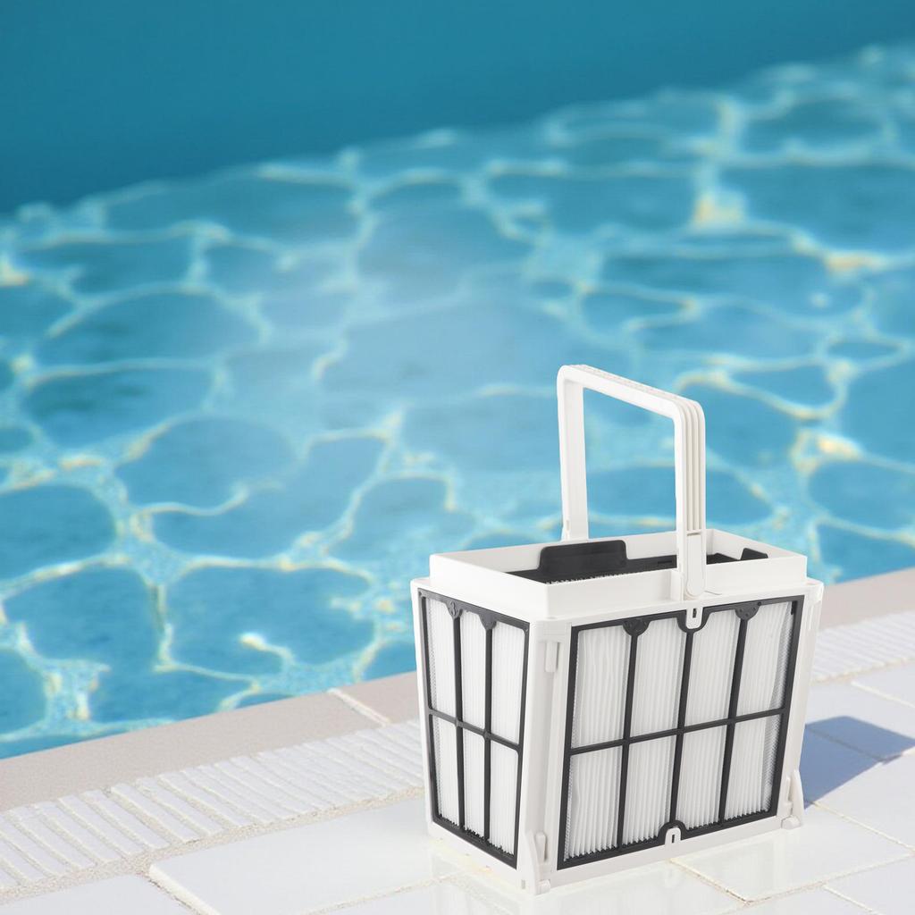 Robotic Pool Filter Ultra Fine Filter Basket Pool Maintenance Easy To Clean With Hose Efficient Ultra-Fine Filtration