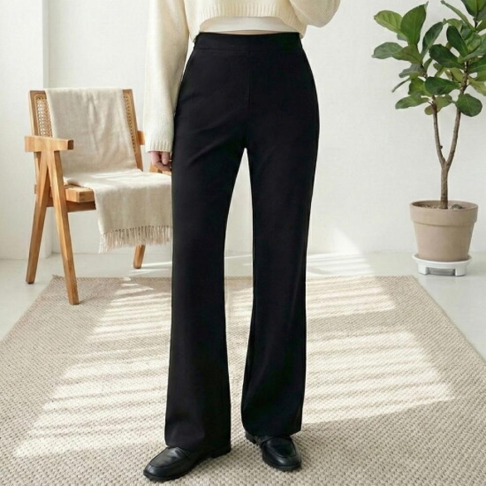 A+Simple Women S Semi Bootcut pantS Daily Banding pantS