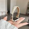 For Apple Watch Apple Watch Strap iWatchs109876SE Metal Puppy Brilliant Leather Strap