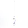 Evil Eye Wall Decor Metal Crystal Hanging Evil Eye Pendant Decoration for Bedposts Mirrors Window