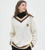 NP STUDIO Nasty Whale Logo Knit Ivory