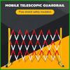 Movable Power Safety Construction Isolation Baffle Fiberglass Telescopic Fence Insulated Collapsible Tubular Guardrail