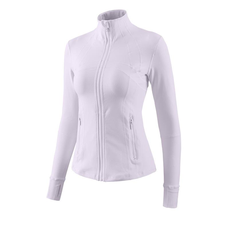 Yoga Clothes Top Women's Spring Stand-up Collar Sports Cycling Long-sleeved Jacket Slimming High-end Pilates Fitness Clothes