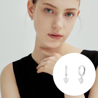 Lala J Heart-Cut Hoop Earrings (Jjljeq4Bf370Sw000)