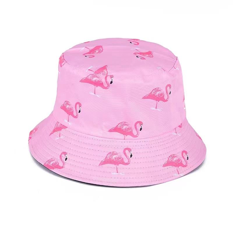 Sommer Sonnenhut Beidseitig tragbar Tierdruck Fischerhut für Männer Frauen Baumwolle Bob Panama Mädchen Strand Reise Outdoor Fischerhut
