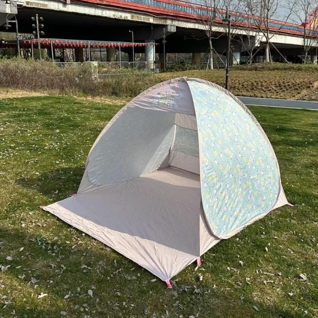 Quick-Open UV Protection Picnic Tent: Portable Sunshade for Outdoor Beach and Park