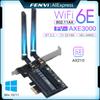 FENVI 5374Mbps WiFi 6E AX210 For Bluetooth 5.3 Tri-Band 2.4G/5G/6Ghz Wireless PCIe WiFi Adapter 802.11AX WiFi 6 Card PC Win10/11 3