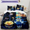 3pcs Duvet Cover Set (1*Duvet Cover + 2*Pillowcase, Without Core), DRAGON BALL Print Soft All‑Season Bedding Set, Home Bedroom Decor Gift