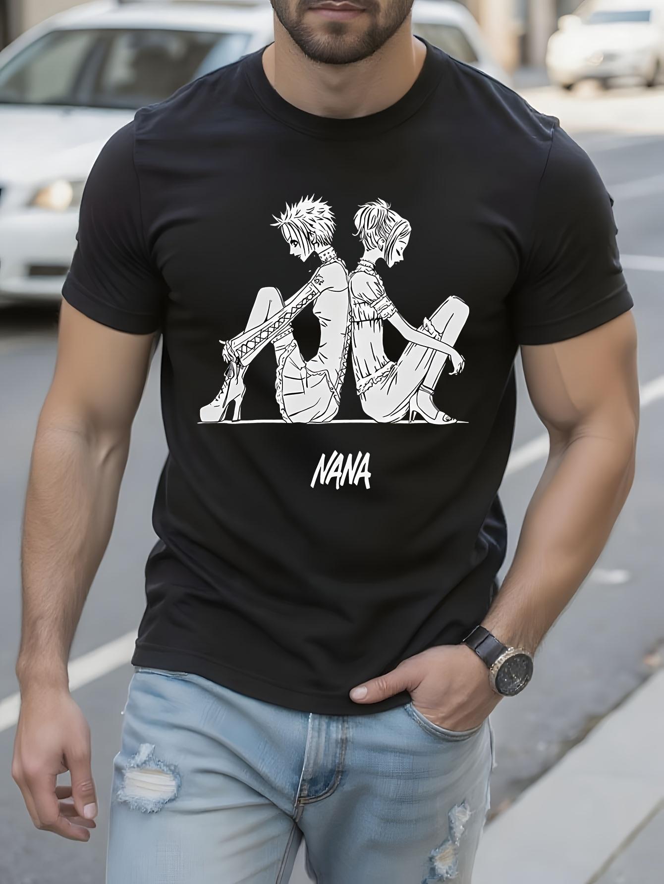 NANA Osaki Graphic Tshirt Graphic Tshirt - Black Casual H... XXXXL