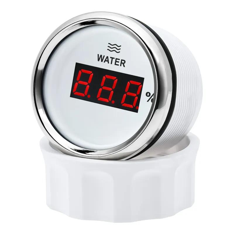 Digital 52mm Water Level Gauge+Water Level Sensor 100-500mm Red Light Water Tank Meter Indicator 0-190 OHM for Car Yacht 12V 24V