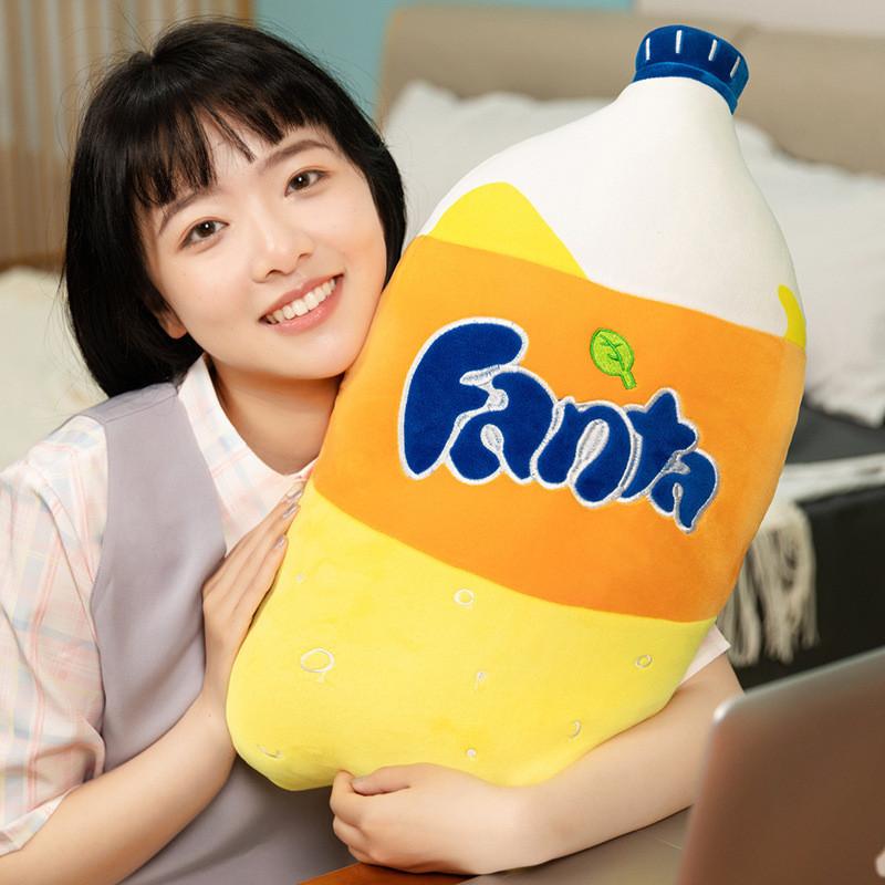 Sprite Cartoon Coke Plush Toys Creative Cushion Stuffed Birthday Gifts Dolls