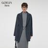 GOELIA Women's Smart Pure Wool Double-Faced Mid-Length Coat