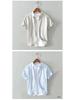 Men's Summer Loose Fit Basic Cotton-Linen Short Sleeve Shirt