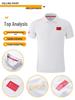 Summer Team Sports Polo Set: Men's & Women's Short-Sleeved Shirts with Casual Men's Trousers