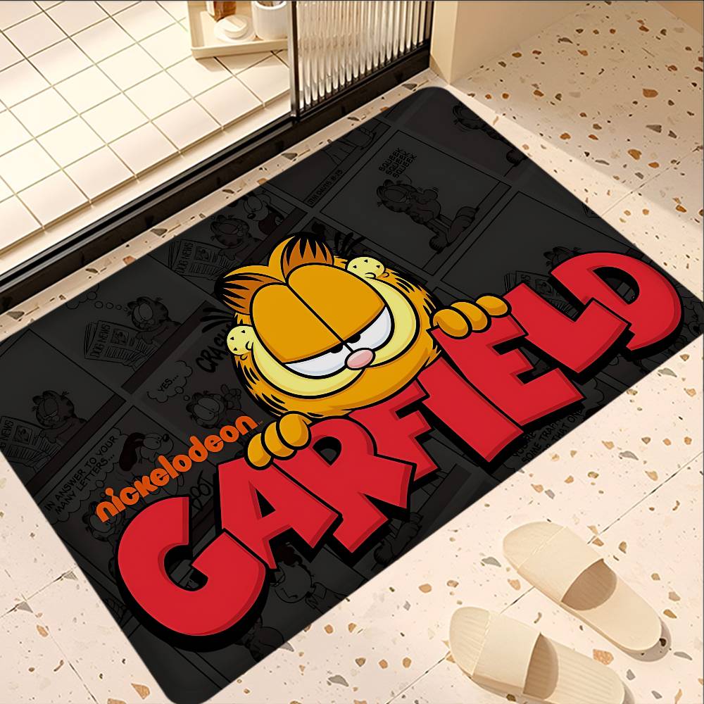 Cute Anime G-Garfields Cat Floor Mat Rectangle Anti-slip Home Soft Badmat Front Door Indoor Outdoor Mat Hotel Decor Mat