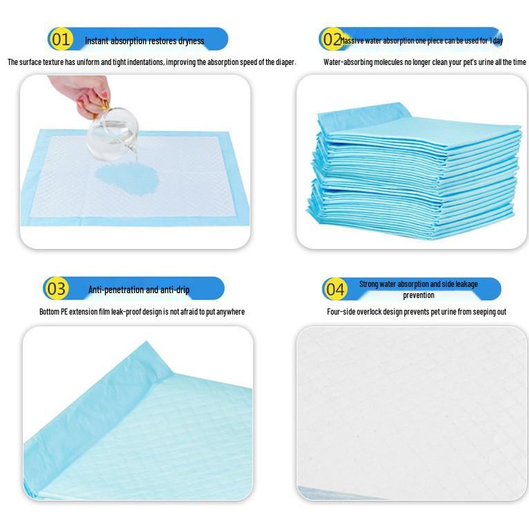 Disposable Birdcage Liner Pads - Thickened Square Absorbent Mats for Parrot Droppings and Urine