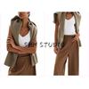 Spring New Arrival Women's Clothing French Retro Commute Minimalist Easiest for Match Loose Wide-Leg Casual Pants 1264858