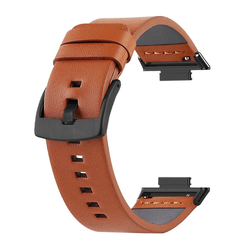 Leather Strap for Huawei Watch Fit 4 Pro Band Vintage Frosted Strap for Huawei Watch Fit 4 3 2 1 Watchband Accessories