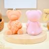 Hold Rose Rabbit Silicone Candle Molds Heart Teddy Bear Resin Moulds Valentine’s Day Gifts Animal Bunny Gypsum Wedding Decor