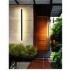 Modern Waterproof outdoor Long Strip LED wall lamps IP65 Aluminum Wall Light Garden porch Sconce Lights 110V 220V wall washer