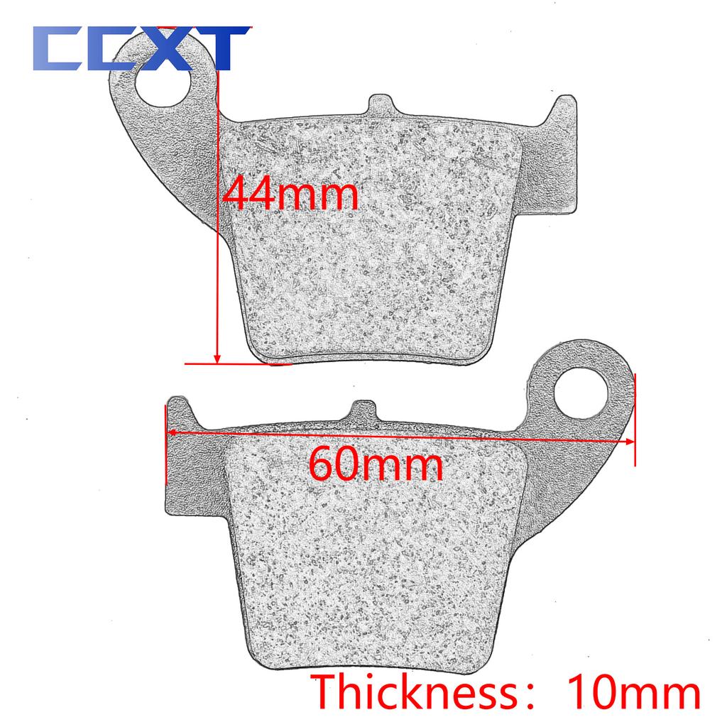 Motorcycle Front & Rear Brake Pads For Honda CR CRF XR CRE CRM CRF 125 150 250 250R 250F 300 400 450 490 500 Universal Parts