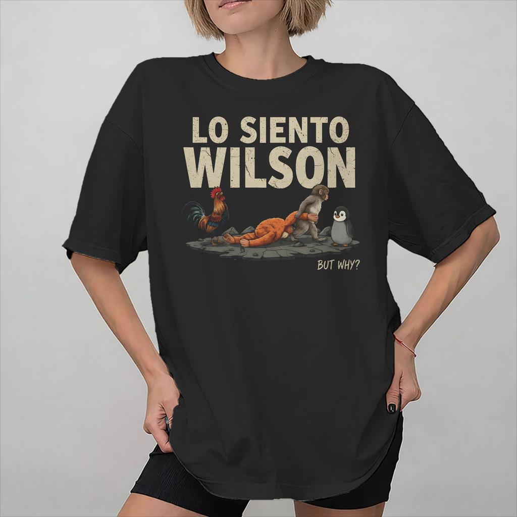 Cute Wilsons Lo Siento Funny Chicken Meme Merch Unisex T Shirt Pure Cotton Tee Graphic Printing Tops Tshirt