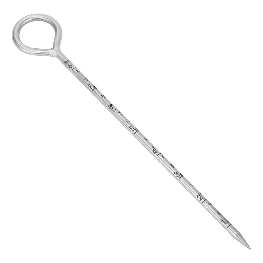 10 Inches Soil Sampler Probe Circular Handle Easy to Use Portable Stainless Steel Soil Probe for Plants Garden Farm