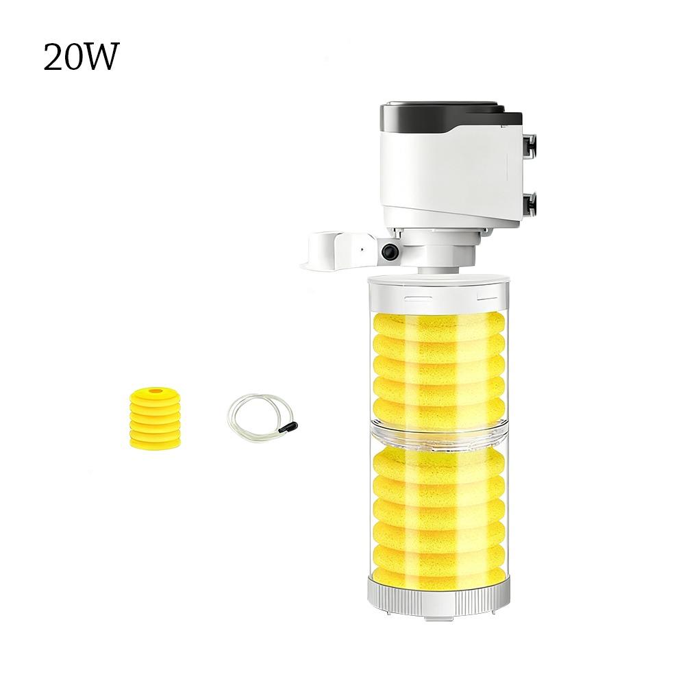 1Pcs Submersible Fish Tank Air Pump Built-In Fish Tank Filter Silent Aquarium Filter Pump  Aquarium