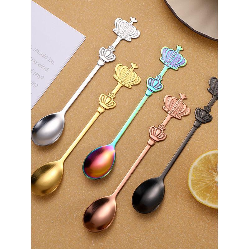Jojo's L. Pd.Very. Stainless Steel Spoon, Trendy Golden Small Spoon for Cakes and Desserts |   What Will Become of It?