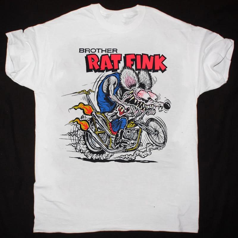 New Popular Ed Roth Rat Fink Gift For Family White S-2345XL Men T-Shirt 3XL